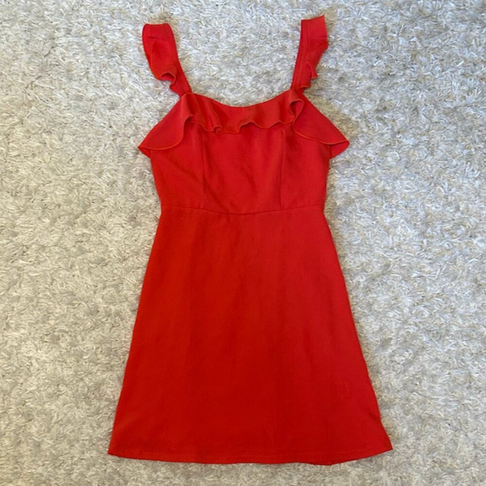 Superdown Peyton Ruffle Mini Dress Size XS
